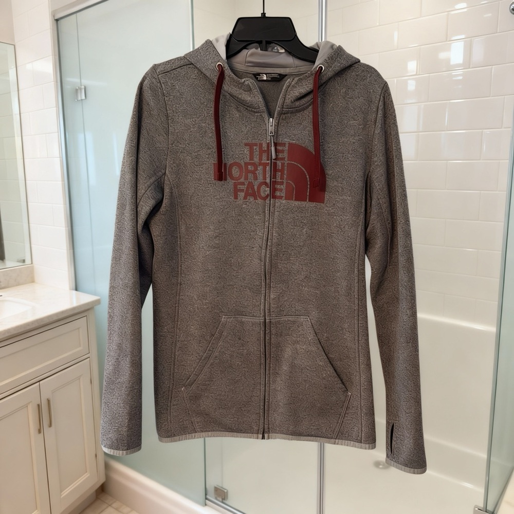 The North Face Gray Hoodie Jacket